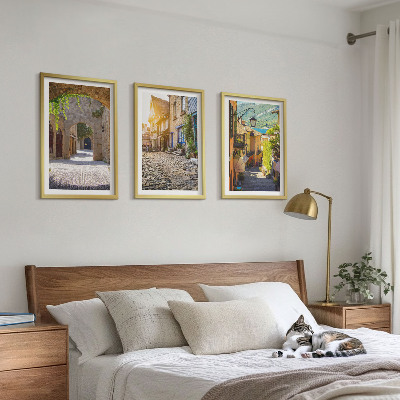 Composição de quadros moderna Ruas de pedra encantadoras