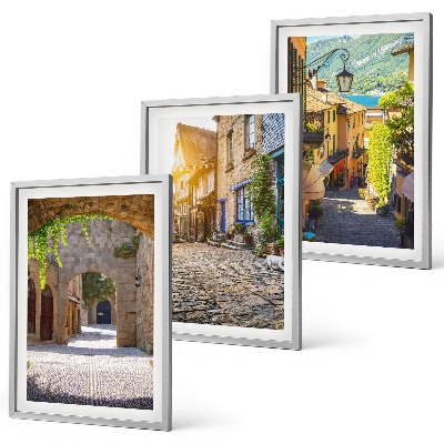 Composição de quadros moderna Ruas de pedra encantadoras