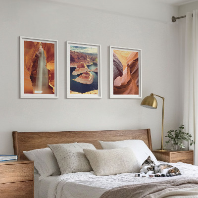 Composição de quadros moderna Cachoeira no desfiladeiro do cânion
