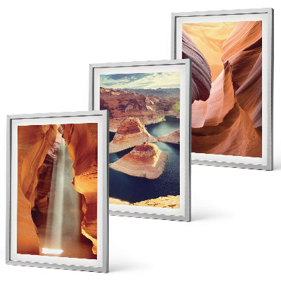 Composição de quadros moderna Cachoeira no desfiladeiro do cânion