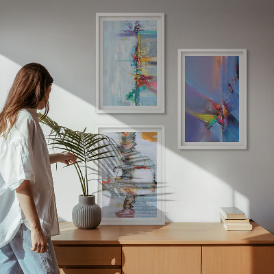 Composição de quadros moderna Composições de pintura abstrata