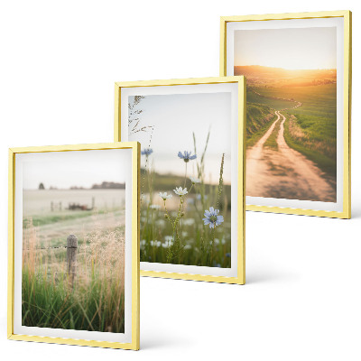 Composição de quadros moderna Paisagens, natureza, campos, caminhos