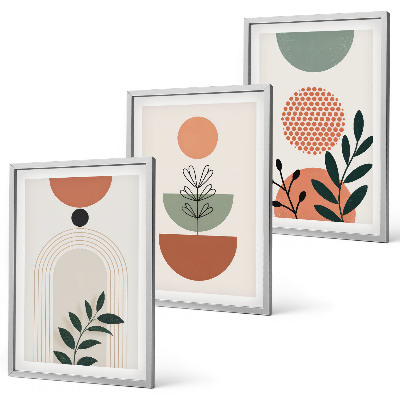 Composição de quadros moderna Motivos vegetais modernos