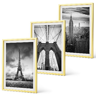 Composição de quadros moderna Torres de ponte monocromáticas