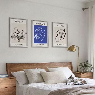 Composição de quadros moderna Os cartazes modernos de Matisse