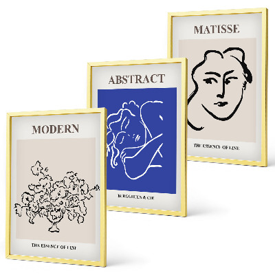 Composição de quadros moderna Os cartazes modernos de Matisse