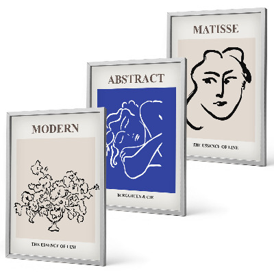 Composição de quadros moderna Os cartazes modernos de Matisse