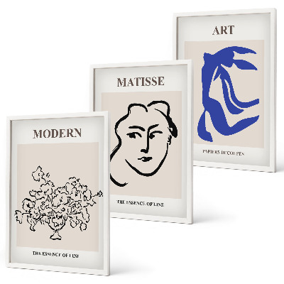 Composição de quadros moderna Pôsteres abstratos minimalistas