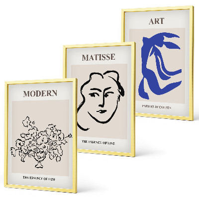Composição de quadros moderna Pôsteres abstratos minimalistas