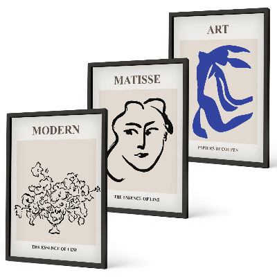Composição de quadros moderna Pôsteres abstratos minimalistas