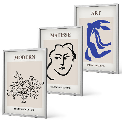 Composição de quadros moderna Pôsteres abstratos minimalistas