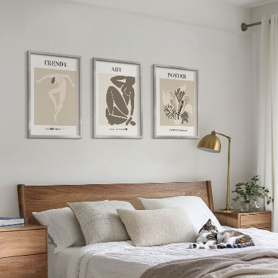 Composição de quadros moderna Figuras de plantas de Matisse