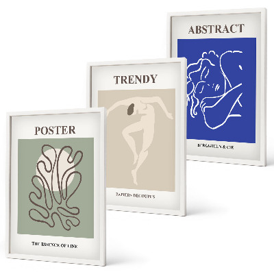 Composição de quadros moderna Gráficos em pastel de Henri Matisse