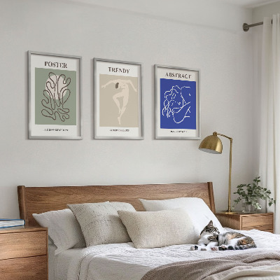 Composição de quadros moderna Gráficos em pastel de Henri Matisse