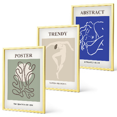 Composição de quadros moderna Gráficos em pastel de Henri Matisse