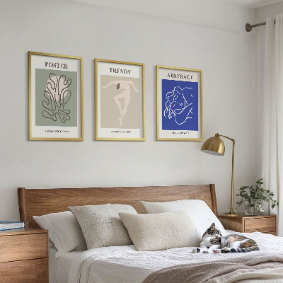 Composição de quadros moderna Gráficos em pastel de Henri Matisse