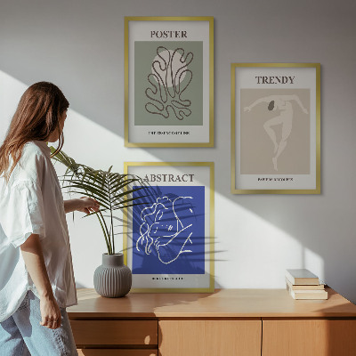 Composição de quadros moderna Gráficos em pastel de Henri Matisse