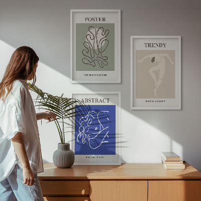 Composição de quadros moderna Gráficos em pastel de Henri Matisse