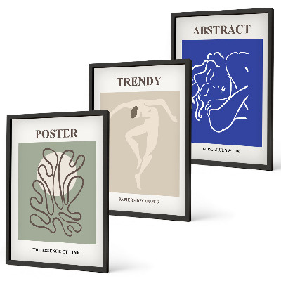 Composição de quadros moderna Gráficos em pastel de Henri Matisse