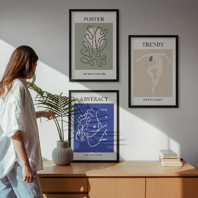 Composição de quadros moderna Gráficos em pastel de Henri Matisse