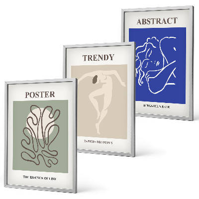 Composição de quadros moderna Gráficos em pastel de Henri Matisse