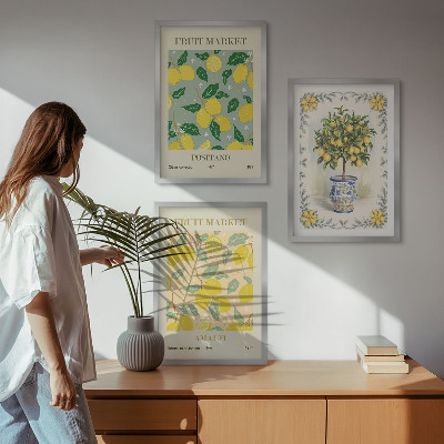 Composição de quadros moderna Frutas cítricas Itália