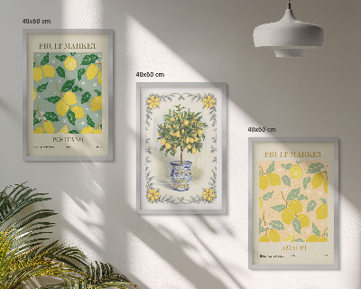 Composição de quadros moderna Frutas cítricas Itália