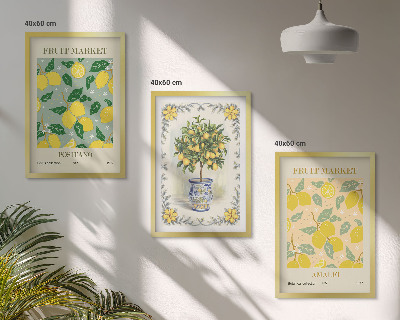 Composição de quadros moderna Frutas cítricas Itália