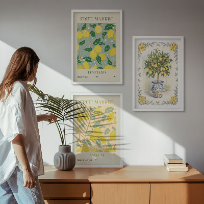 Composição de quadros moderna Frutas cítricas Itália