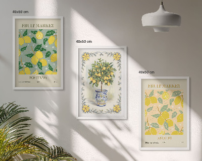 Composição de quadros moderna Frutas cítricas Itália