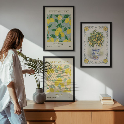 Composição de quadros moderna Frutas cítricas Itália