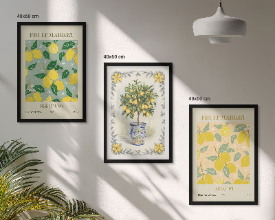 Composição de quadros moderna Frutas cítricas Itália