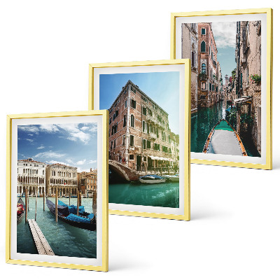 Composição de quadros moderna Arquitetura dos canais de Veneza