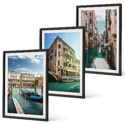 Composição de quadros moderna Arquitetura dos canais de Veneza