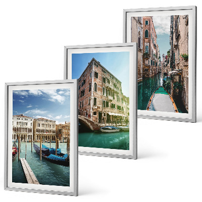 Composição de quadros moderna Arquitetura dos canais de Veneza