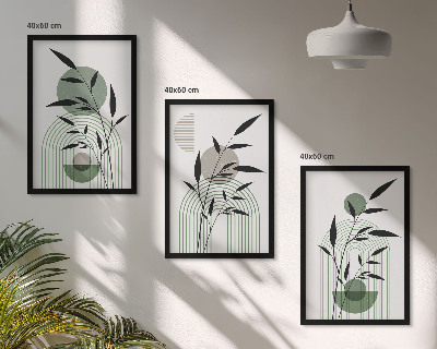 Composição de quadros moderna Composições de plantas boho