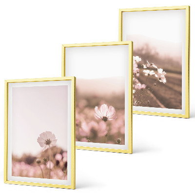 Composição de quadros moderna Prados de flores silvestres, paisagens de verão