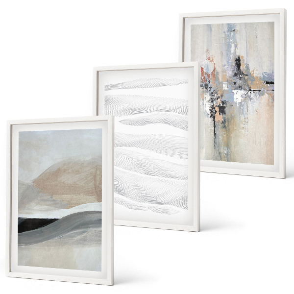 Composição de quadros moderna Padrões abstratos da Terra