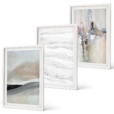 Composição de quadros moderna Padrões abstratos da Terra