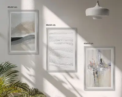 Composição de quadros moderna com padrões abstratos da Terra
