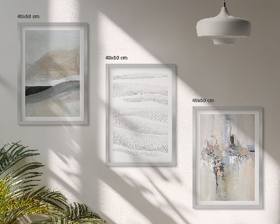 Composição de quadros moderna Padrões abstratos da Terra