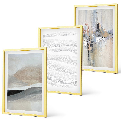 Composição de quadros moderna Padrões abstratos da Terra