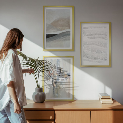 Composição de quadros moderna Padrões abstratos da Terra