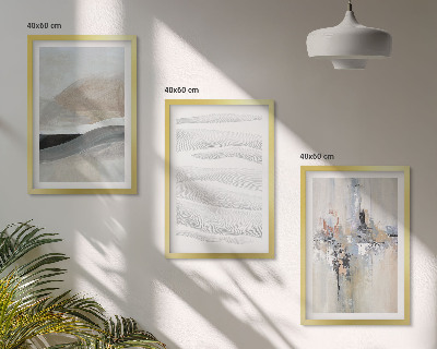 Composição de quadros moderna Padrões abstratos da Terra
