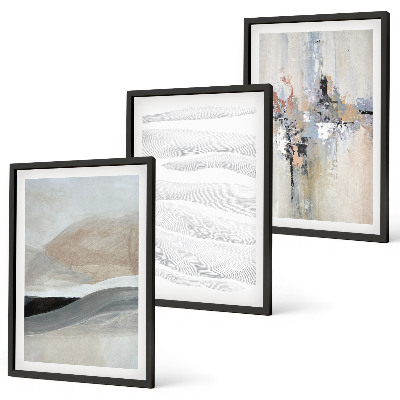 Composição de quadros moderna Padrões abstratos da Terra