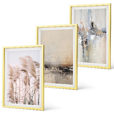 Composição de quadros moderna Padrões abstratos de vegetação