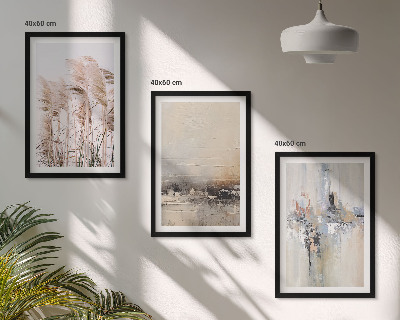 Composição de quadros moderna Padrões abstratos de vegetação