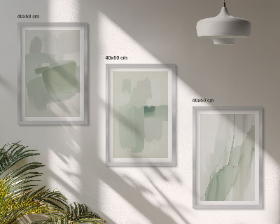 Composição de quadros moderna Padrões abstratos em aquarela