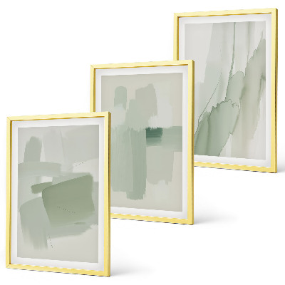 Composição de quadros moderna Padrões abstratos em aquarela