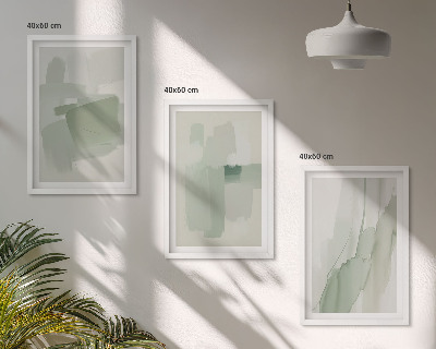 Composição de quadros moderna Padrões abstratos em aquarela